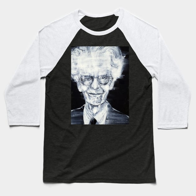 B. F. SKINNER acrylic portrait .2 Baseball T-Shirt by lautir